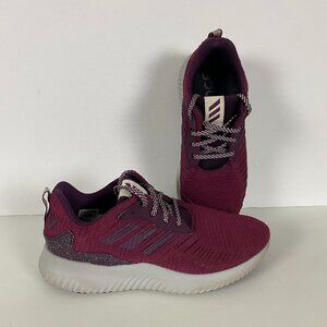 Adidas Alphabounce Running Shoes Sneakers Womens 7 Burgundy ART BW0267